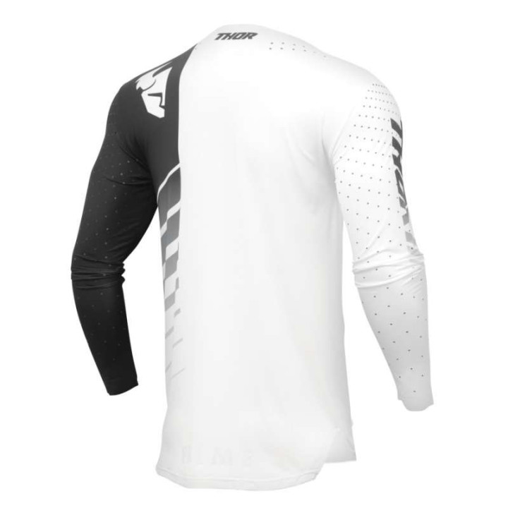 Maillot moto cross Thor PRIME ANALOG BLACK/WHITE