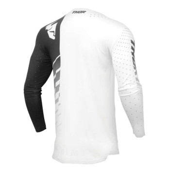 Maillot moto cross Thor PRIME ANALOG BLACK/WHITE