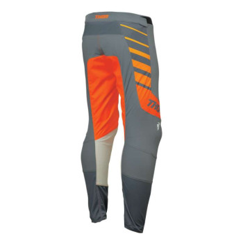 Pantalon moto cross Thor PRIME ANALOG CHARCOAL/ORANGE