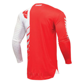 Maillot moto cross Thor PRIME ANALOG RED/WHITE Maillot moto cross Thor PRIME ANALOG RED/WHITE