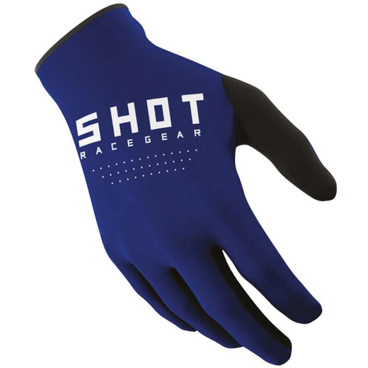 Shot RAW KID BLUE children's motocross gloves