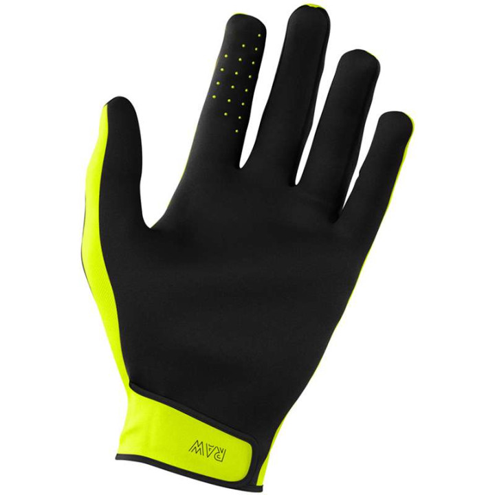 Shot RAW KID NEON YELLOW children's motocross gloves Shot RAW KID NEON YELLOW children's motocross gloves