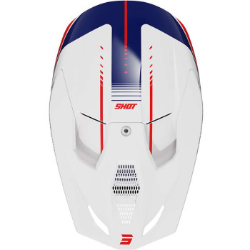 Casque moto cross Shot FURIOUS PEAK BLEU/ROUGE