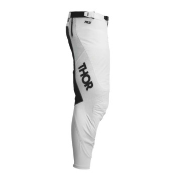 Pantalon moto cross Thor PULSE MONO BLACK/WHITE