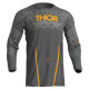 Maillot moto cross Thor PULSE MONO DARK GRAY/YELLOW Maillot moto cross Thor PULSE MONO DARK GRAY/YELLOW