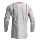 Maillot moto cross Thor PULSE MONO LIGHT GRAY/ORANGE