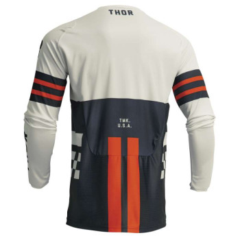 Maillot moto cross Thor PULSE COMBAT MIDNIGHT/VINTAGE WHITE