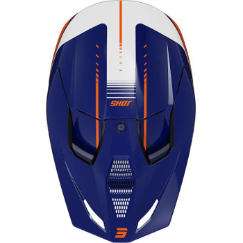 Casque moto cross enfant Shot FURIOUS KID PEAK BLEU/ORANGE