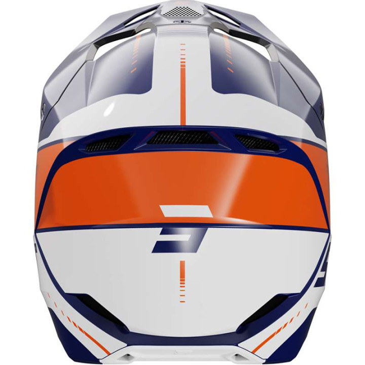 Casque moto cross enfant Shot FURIOUS KID PEAK BLEU/ORANGE