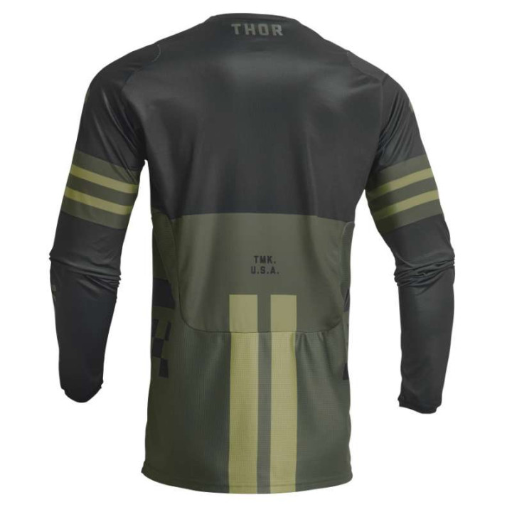 Maillot moto cross Thor PULSE COMBAT ARMY/BLACK