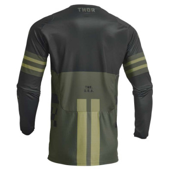 Maillot moto cross Thor PULSE COMBAT ARMY/BLACK
