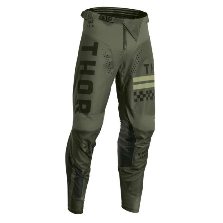 Pantalon moto cross Thor PULSE COMBAT ARMY/BLACK