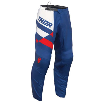 Pantalon moto cross Thor SECTOR CHECKER NAVY/RED