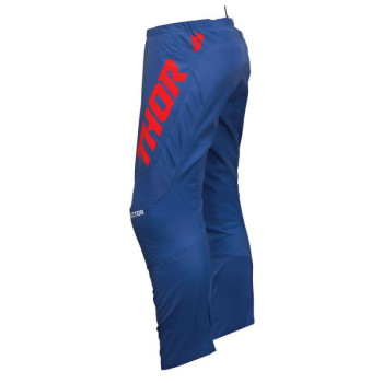 Pantalon moto cross Thor SECTOR CHECKER NAVY/RED