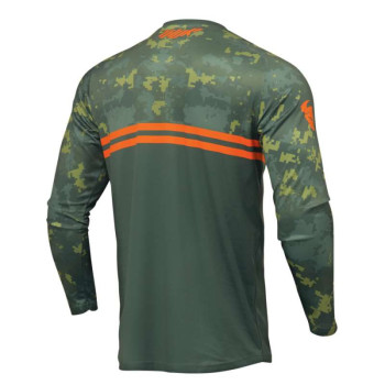 Maillot moto cross Thor SECTOR DIGI CAMO FOREST GREEN Maillot moto cross Thor SECTOR DIGI CAMO FOREST GREEN