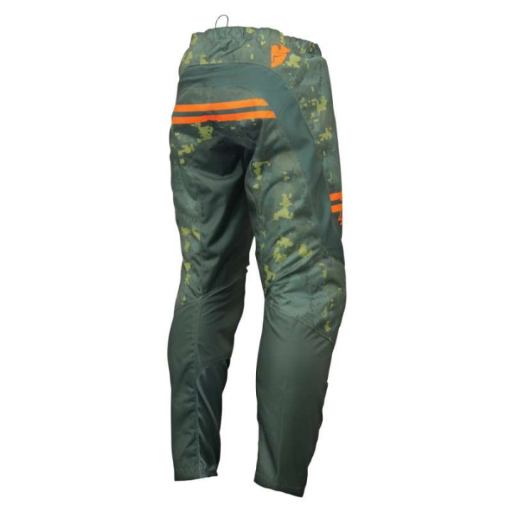 Pantalon moto cross Thor SECTOR DIGI CAMO FOREST GREEN