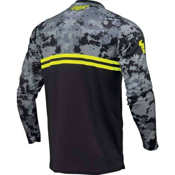 Thor YOUTH SECTOR DIGI BLACK CAMO children's jersey Thor YOUTH SECTOR DIGI BLACK CAMO children's jersey