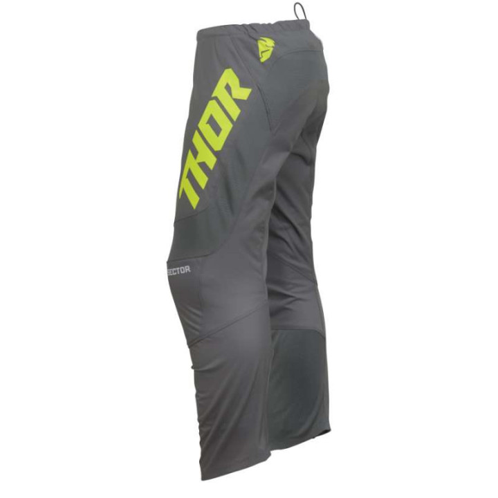 Thor YOUTH SECTOR CHECKER CHARCOAL/ACID children's cross-country pants