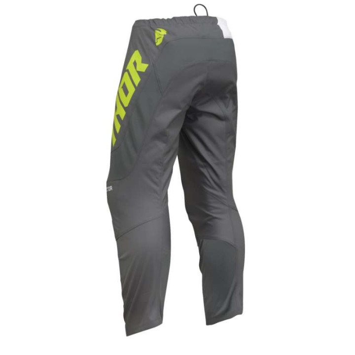 Thor YOUTH SECTOR CHECKER CHARCOAL/ACID children's cross-country pants