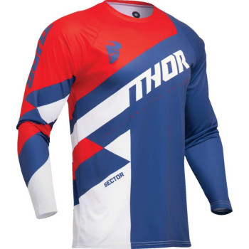 Maillot cross enfant Thor YOUTH SECTOR CHECKER NAVY/RED Maillot cross enfant Thor YOUTH SECTOR CHECKER NAVY/RED