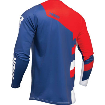 Thor YOUTH SECTOR CHECKER NAVY/RED children's jersey Thor YOUTH SECTOR CHECKER NAVY/RED children's jersey