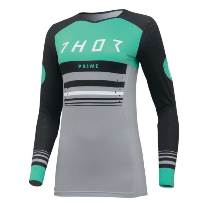 Maillot moto cross femme Thor PULSE BLAZE BLACK/MINT