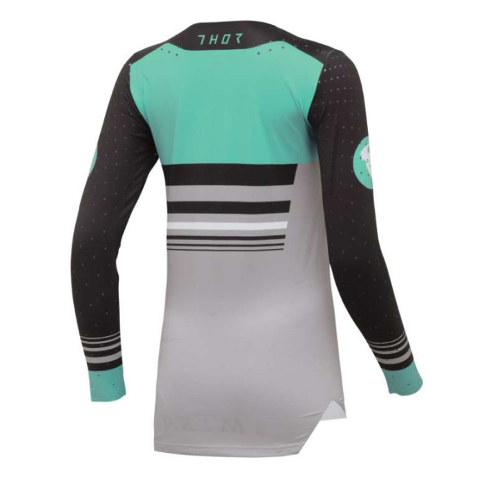 Maillot moto cross femme Thor PULSE BLAZE BLACK/MINT Maillot moto cross femme Thor PULSE BLAZE BLACK/MINT