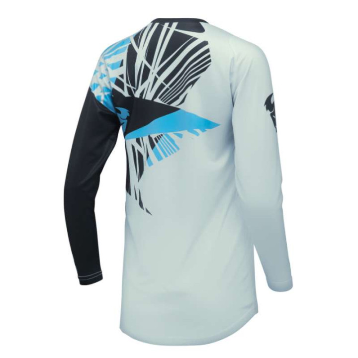Thor SECTOR SPLIT STARLIGHT BLUE/BLACK women's motocross jersey