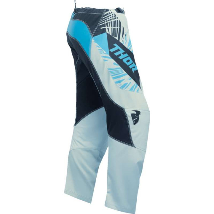 Women's Thor SECTOR SPLIT STARLIGHT BLUE/BLACK motocross pants