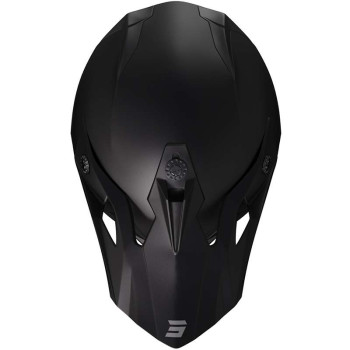 Casque moto cross enfant Shot PULSE KID SOLID NOIR