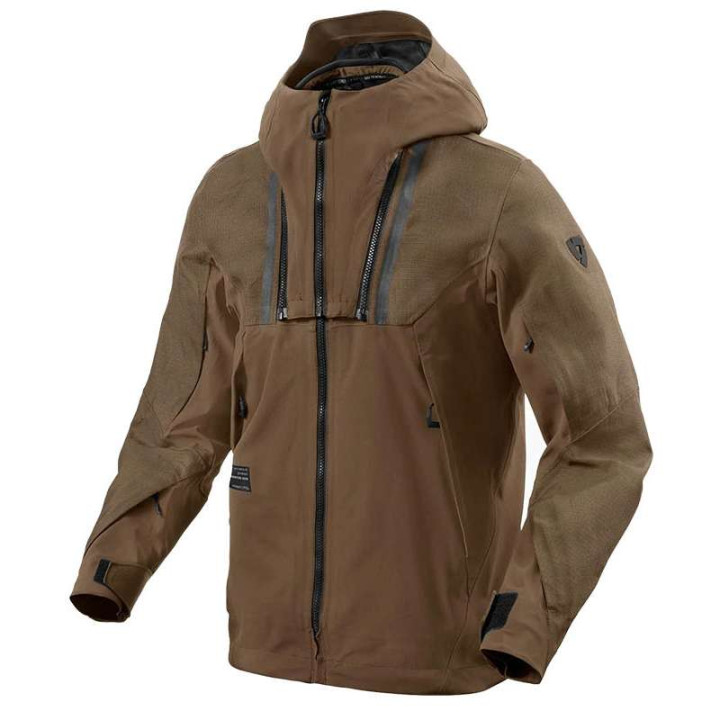 Veste moto Rev'it COMPONENT 2 H2O MARRON