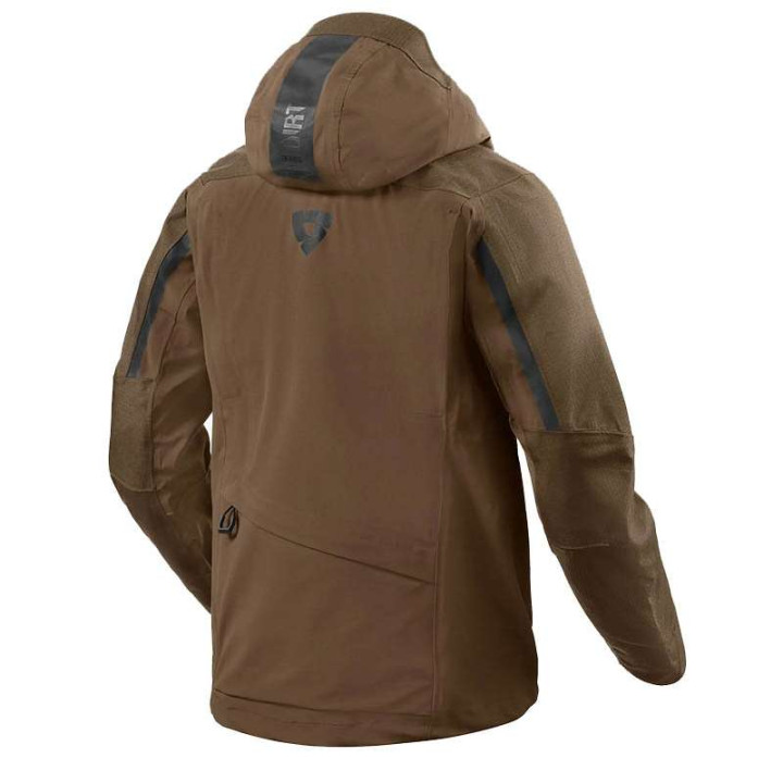 Veste moto Rev'it COMPONENT 2 H2O MARRON