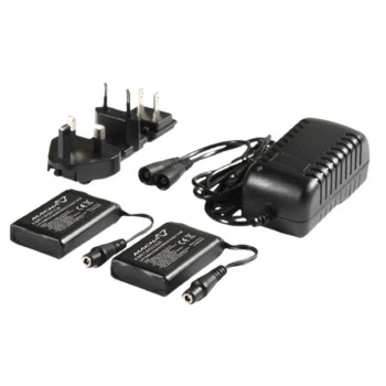 Gants moto chauffants Macna ERA RTX + Kit 2 batteries/chargeur pour produits MACNA 7V 2.2A