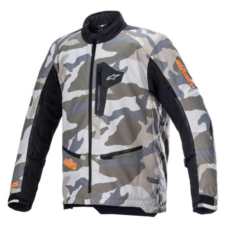 Alpinestars VENTURE XT Camo/Orange Fluo motorcycle jacket 