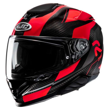 Casque moto HJC RPHA 71 CARBON HAMIL NOIR/ROUGE