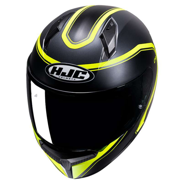 Casque moto HJC C10 ELIE NOIR/JAUNE