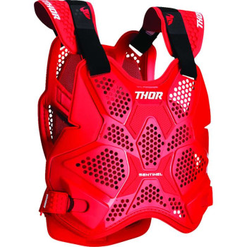 Plastron moto cross Thor SENTINEL PRO ROUGE Plastron moto cross Thor SENTINEL PRO ROUGE