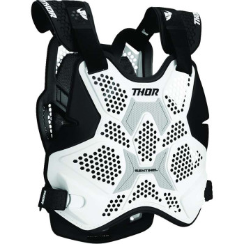 Thor SENTINEL PRO WHITE motocross chest protector