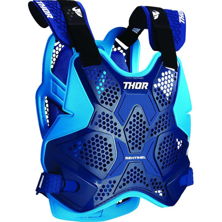 Plastron moto cross Thor SENTINEL PRO BLEU