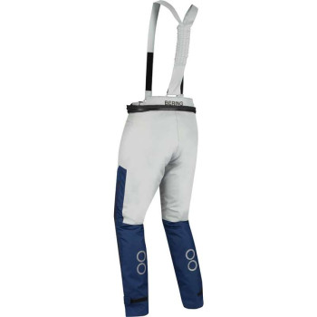 Pantalon moto Bering SIBERIA GRIS/BLEU