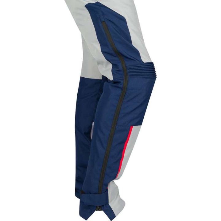 Pantalon moto Bering SIBERIA GRIS/BLEU