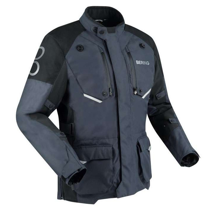 Veste moto Bering CALGARY NOIR/GRIS