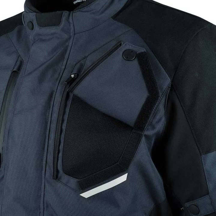 Veste moto Bering CALGARY NOIR/GRIS