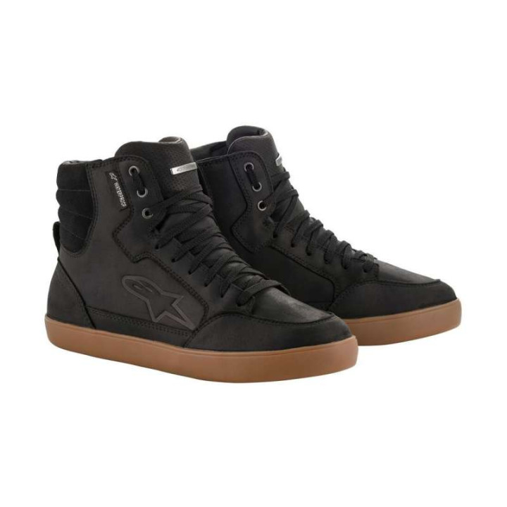 Alpinestars J-6 WATERPROOF motorcycle sneakers - BLACK GUM