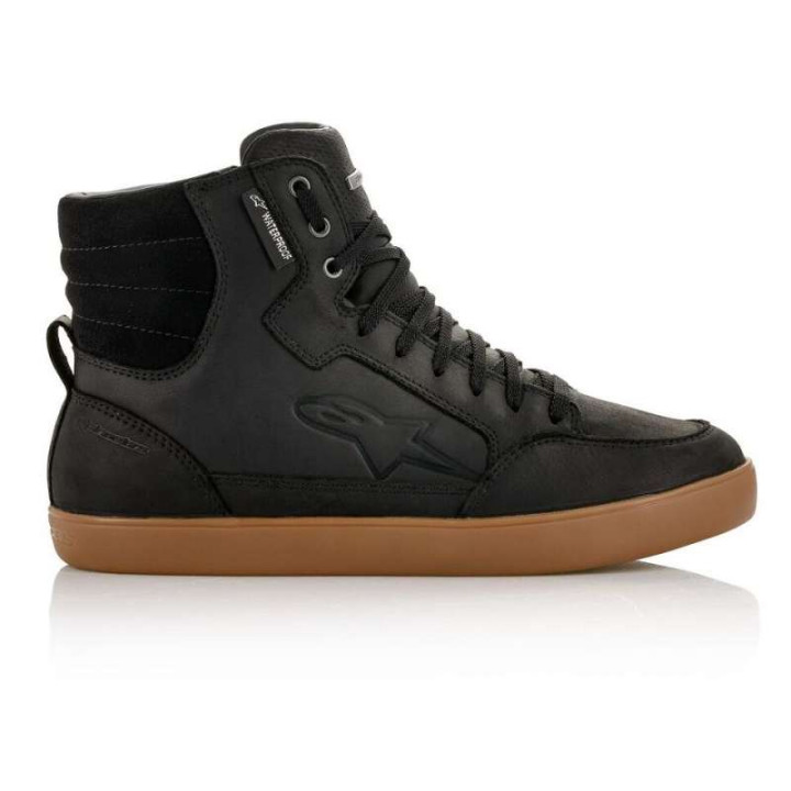 Alpinestars J-6 WATERPROOF motorcycle sneakers - BLACK GUM
