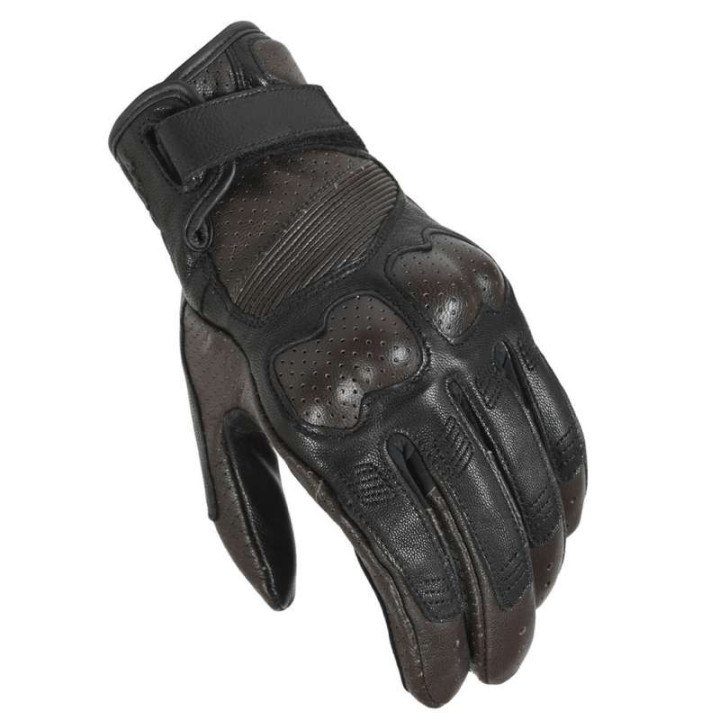 Gants moto Macna BOLD Noir/Marron