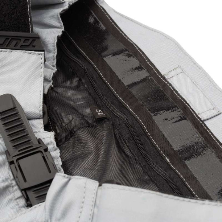 Pantalon enduro T.UR P-THREE Gris Clair/Rouge