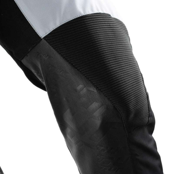 Pantalon enduro T.UR P-THREE Gris Clair/Rouge
