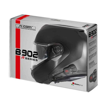 Intercom Nolan N-Com Bluetooth B902 R pour casque N120-1 / N100-6 / N90.3 / N70.2 / N70.2 X / N80-8 / N40-5 / N40-5 GT