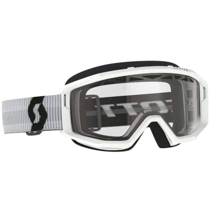 Masque cross Scott PRIMAL ENDURO 2023 White/Clear